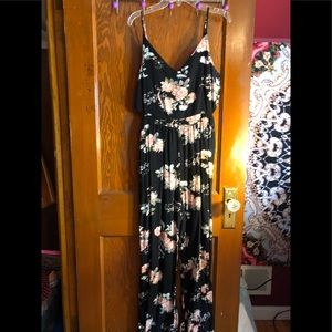 Flowered jumpsuit